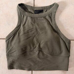 Army Green Lululemon Blissful Bend Tank Top